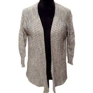 Stylus womens cardigan sweater size XL crochet knit open front